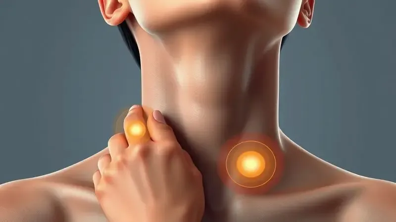 Ilustração de pontos estratégicos de pulsação no pescoço e pulso para aplicação de perfume.